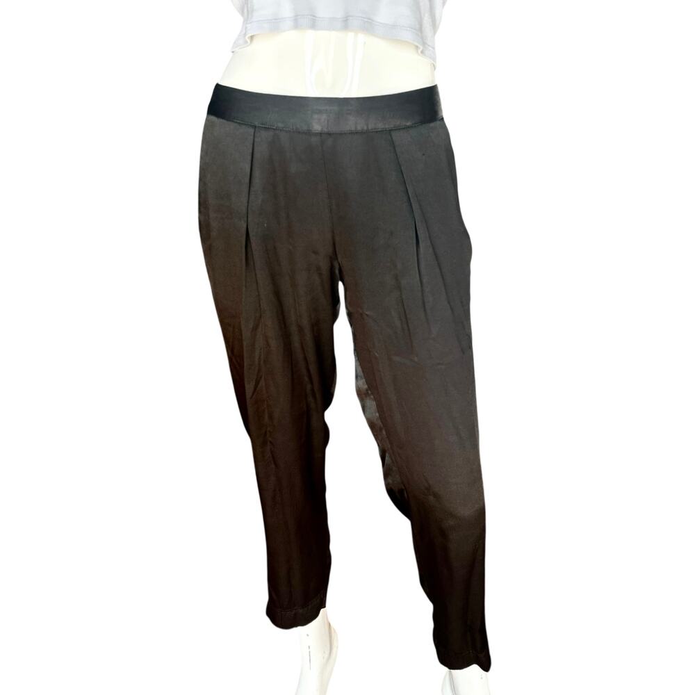 Pharaoh Collection Black Pia Pant in Vintage Satin Size 3/L